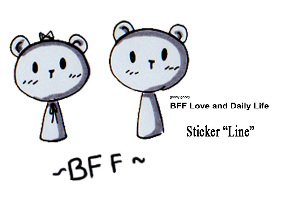 BFF Sticker Line