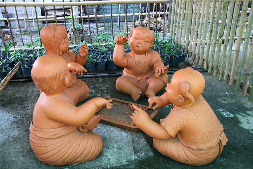 ตลาดโก้งโค้ง บ้านแสงโสม อยุธยา