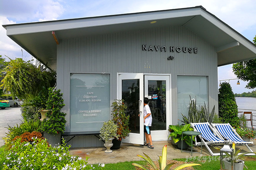 ร้านกาแฟ นาวา เฮ้าส์ คาเฟ่ และร้าน ปูกะเอริเวอร์ไซด์ ฉะเชิงเทรา