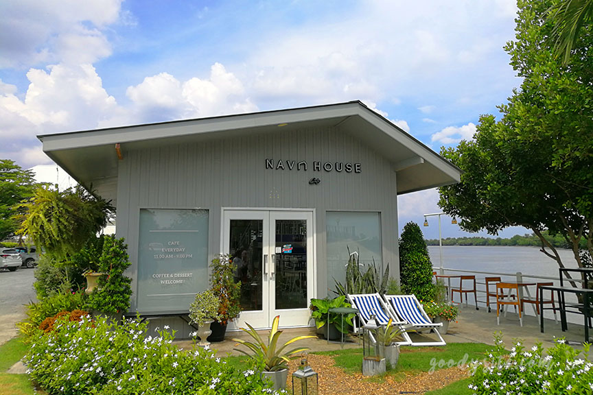 ร้านกาแฟ นาวา เฮ้าส์ คาเฟ่ และร้าน ปูกะเอริเวอร์ไซด์ ฉะเชิงเทรา