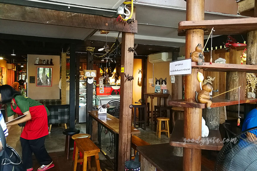 แปดริ้ว 4 Red Cat Cafe ร้านกาแฟสุดชิลที่ตลาดบ้านใหม่ 100 ปี