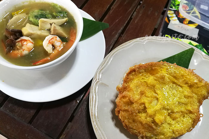 ทำบุญคุณยาย 1 ร้านอาหารชมสวน พัทยา